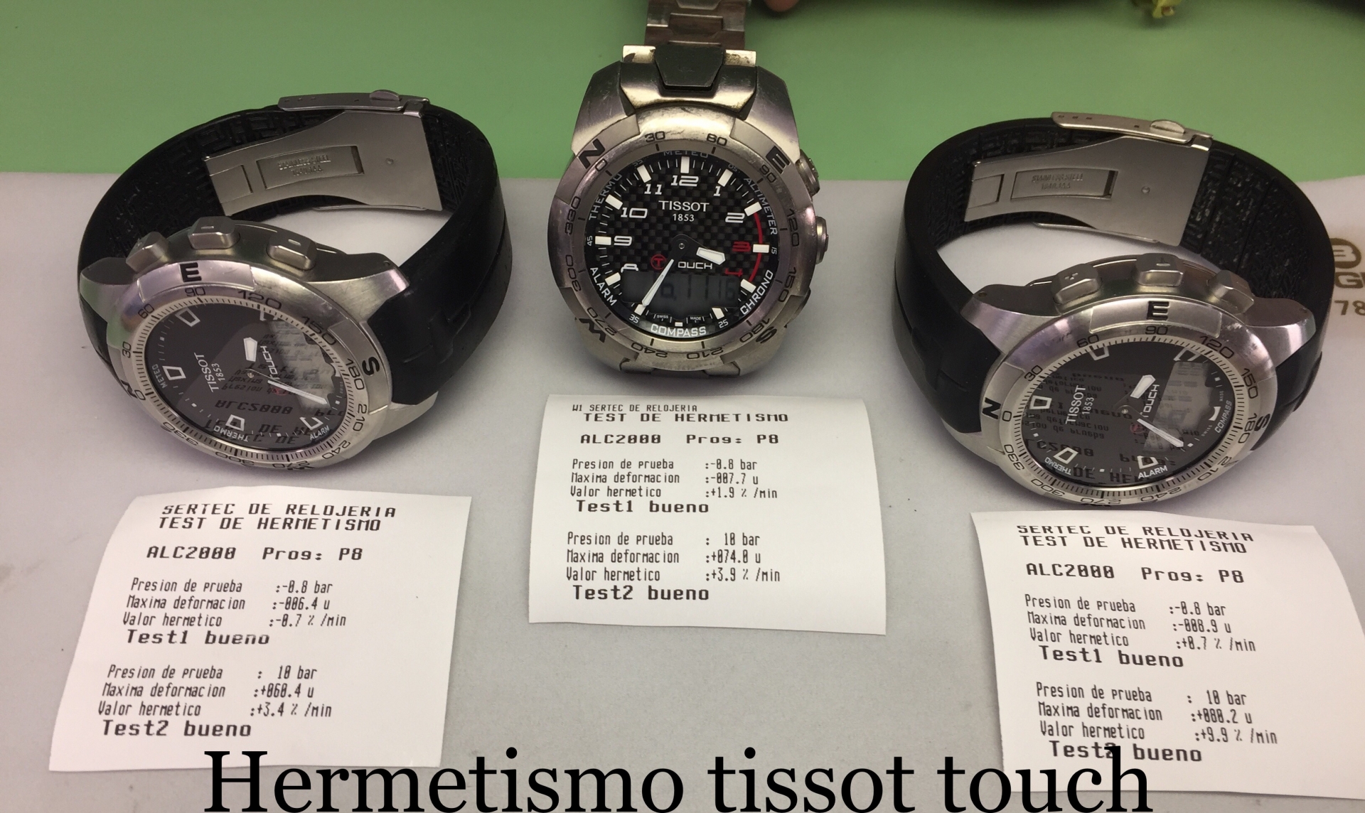 Hermetismo tissot touch
