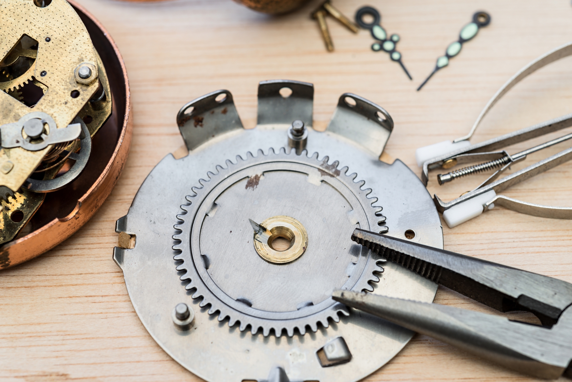 Herramientas utilizadas para la reparación de relojes