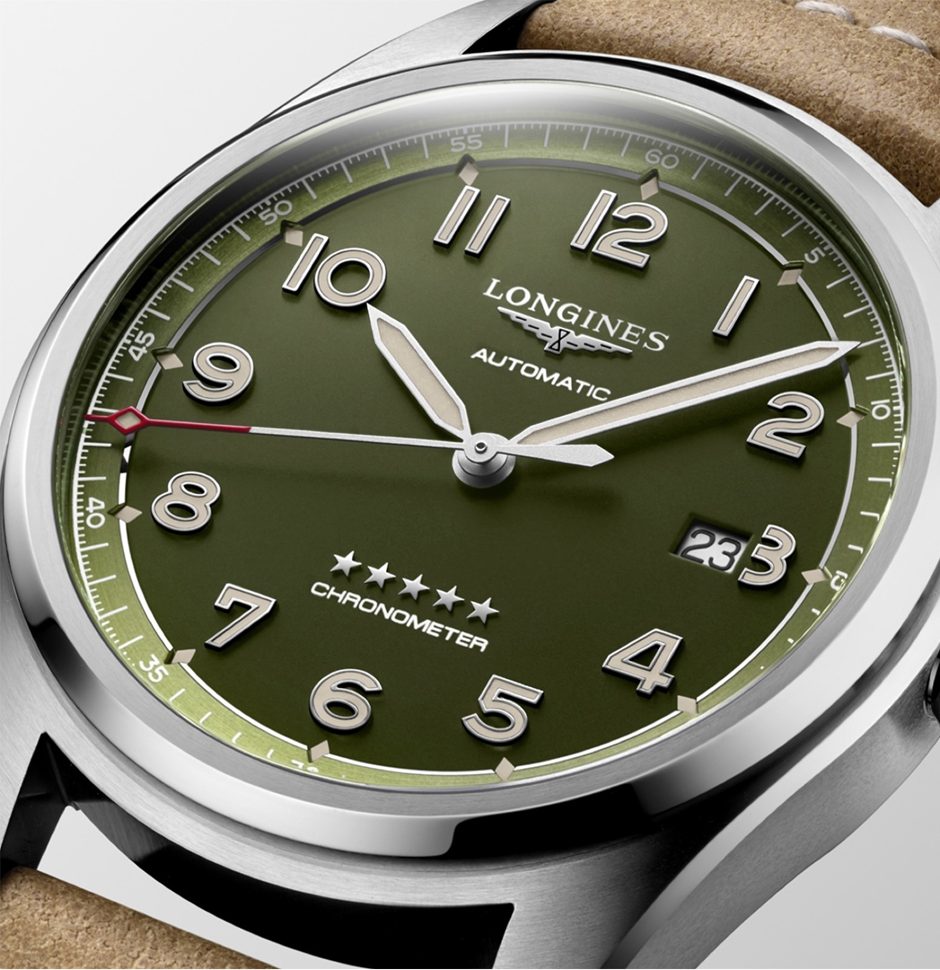 Llegan a Longines Spirit las esferas de color verde